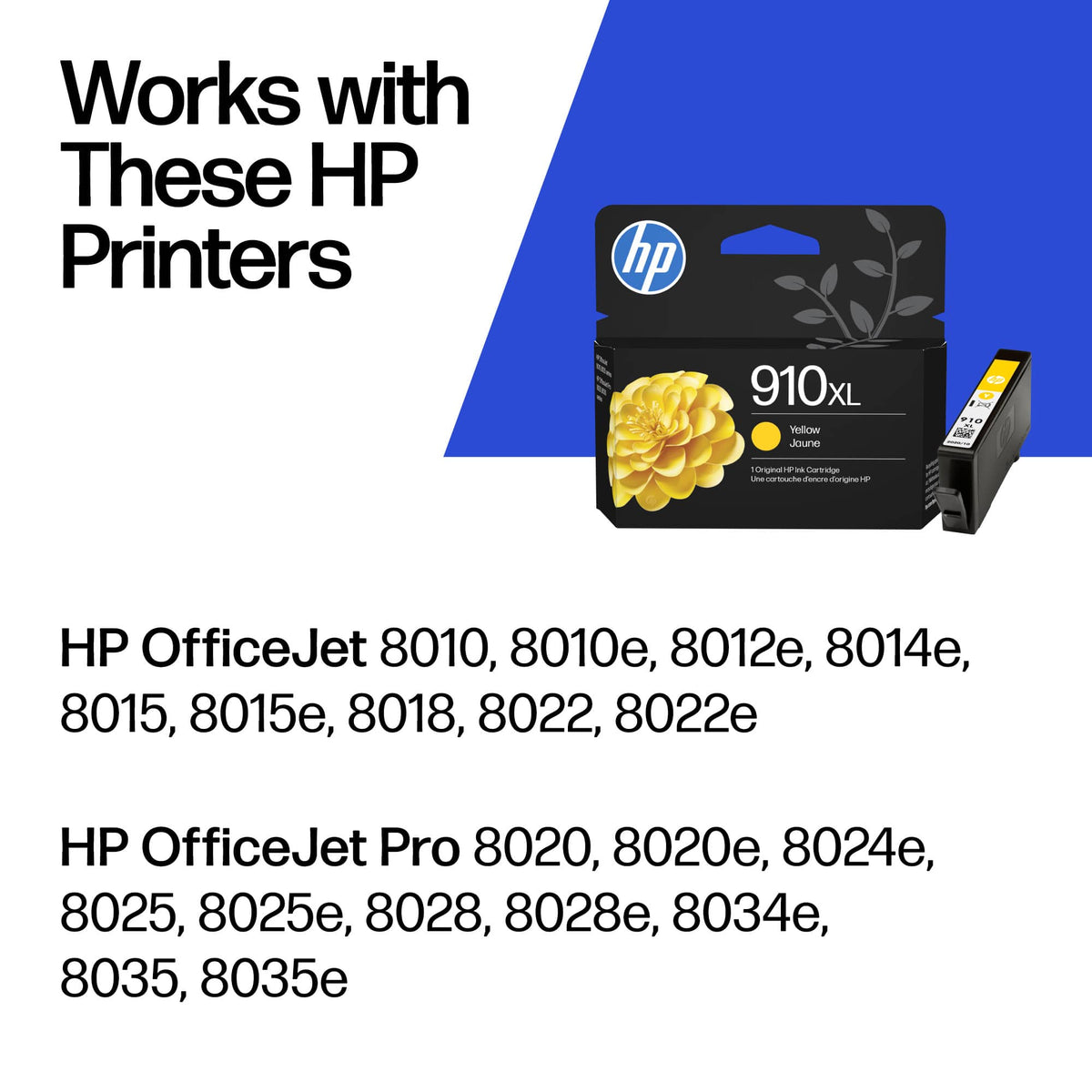 HP - 910XL High-Yield Ink Cartridge - Yellow