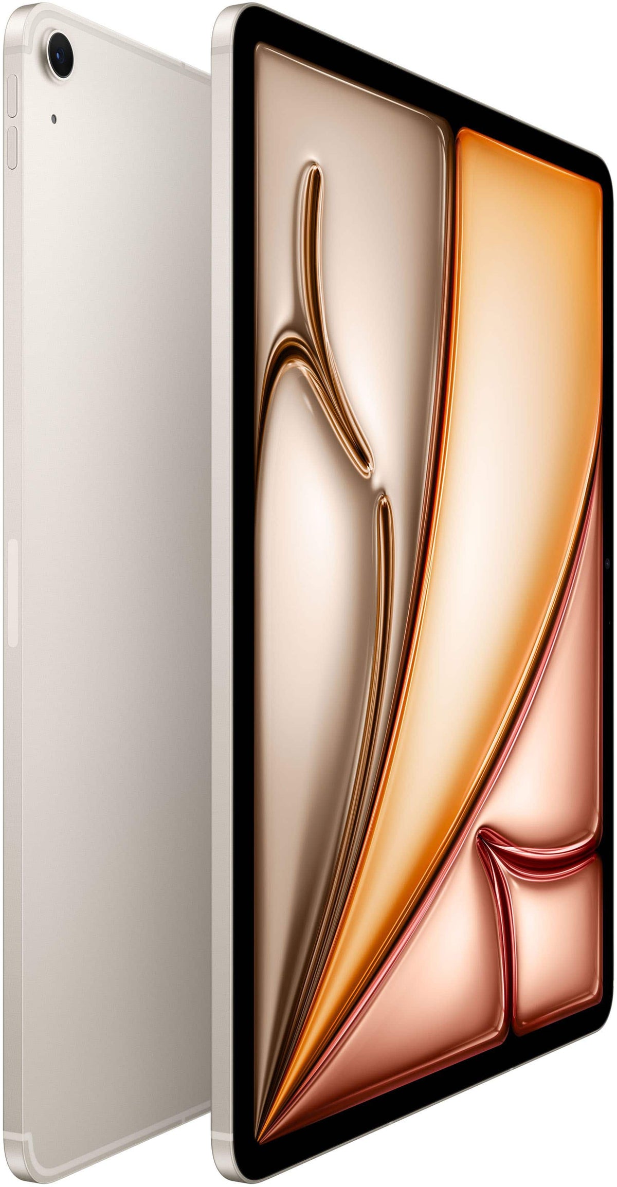 Apple - 13-inch iPad Air M3 chip Built for Apple Intelligence Wi-Fi + Cellular 512GB - Starlight (Unlocked)