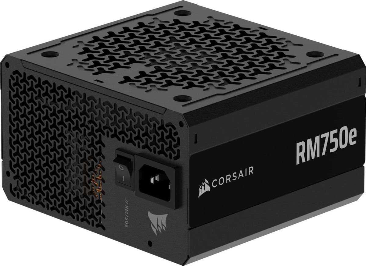 CORSAIR - RMe Series RM750e 80 PLUS Gold Fully Modular Low-Noise ATX 3.1 and PCIE 5.1 Power Supply - Black