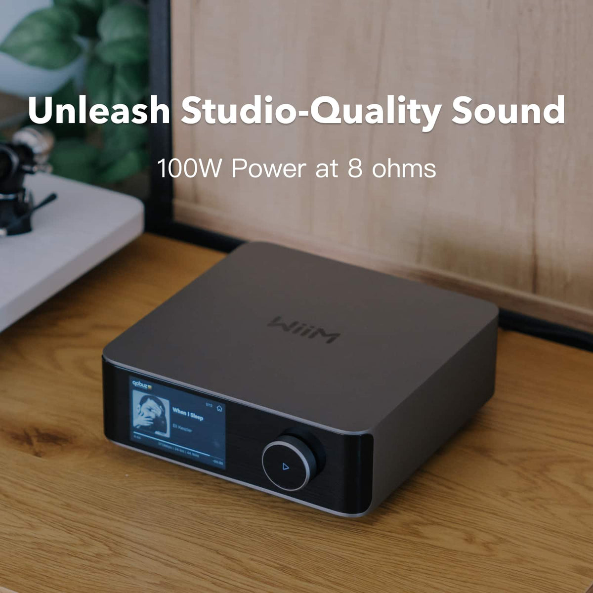 WiiM - Amp Ultra Streaming Amplifier - Space Gray