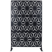 Outdoor & Indoor Metal Privacy Screen, Freestanding Decorative Panels