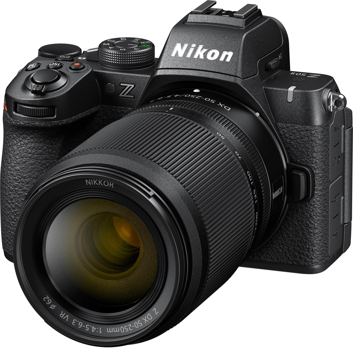 Nikon - Z50II Mirrorless Camera Two Lens Kit with NIKKOR Z DX 16-50mm f/3.5-6.3 VR and NIKKOR Z DX 50-250mm f/4.5-6.3 VR Lenses - Black