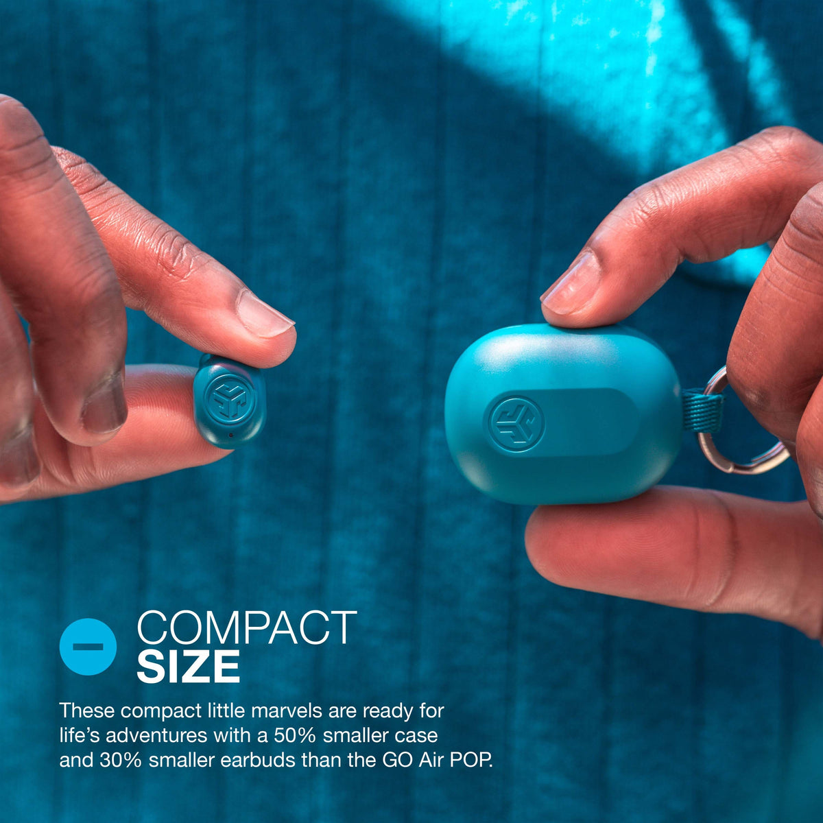 JLab - JBuds Mini True Wireless Earbuds - Aqua