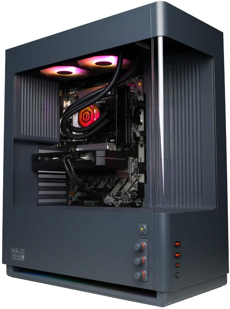 CyberPowerPC - Gaming Desktop - Intel Core Ultra 7 265F - NVIDIA GeForce RTX 5060 Ti 8GB - 16GB DDR5 - 1TB PCIe 4.0 SSD Storage - Gray