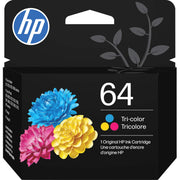 HP - 64 Standard Capacity Ink Cartridge - Tri-color