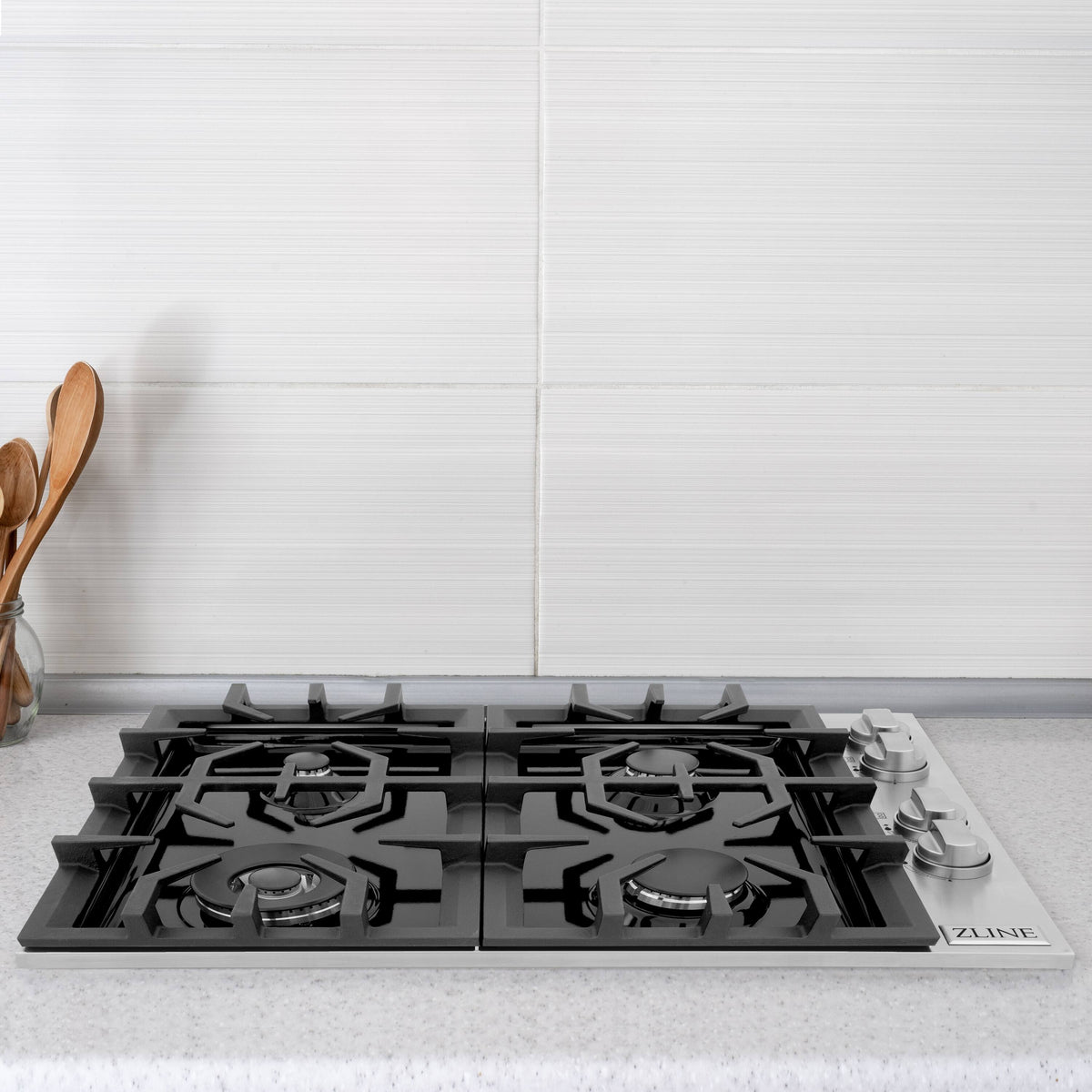 ZLINE - 30 in. Wide 4 Burner Gas Cooktop  (RC30-PBT) - Black