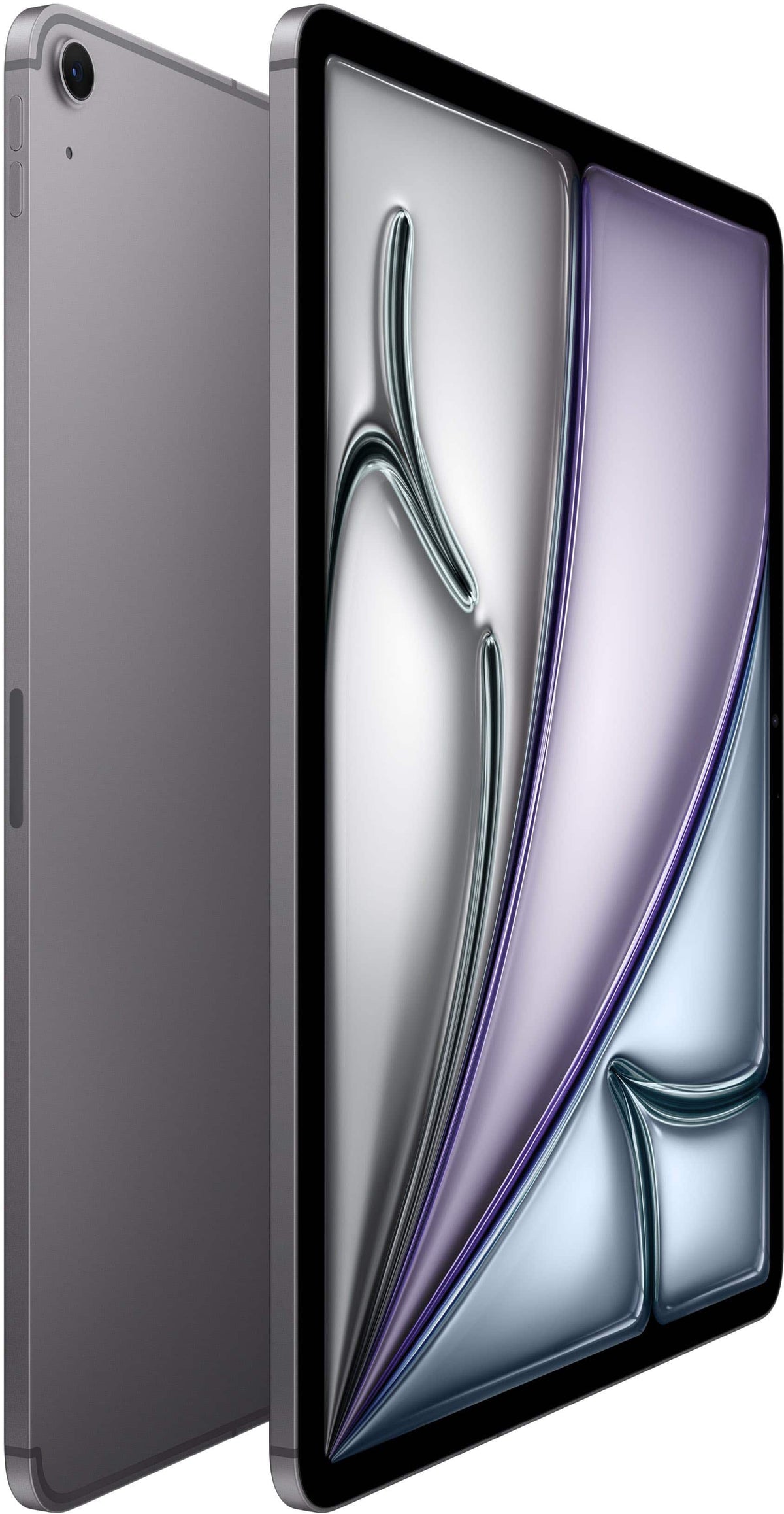 Apple - Geek Squad Certified Refurbished13-inch iPad Air M4 chip Wi-Fi + Cellular 128GB - Space Gray (Unlocked)
