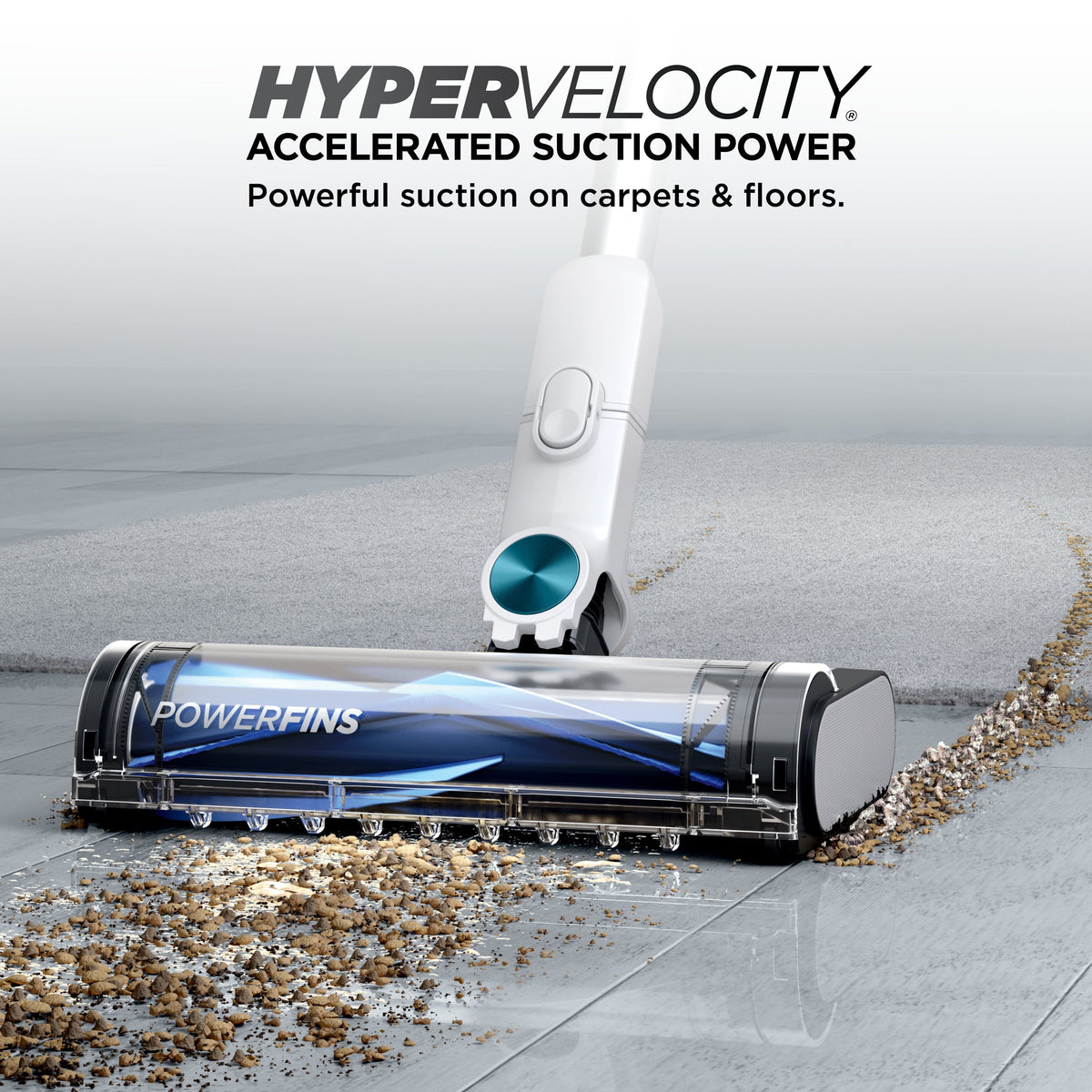 Shark - Clean & Empty, Cordless Stick Vacuum with 1.3L Auto-Empty System, HEPA, Up tp 40 Min Runtime - White