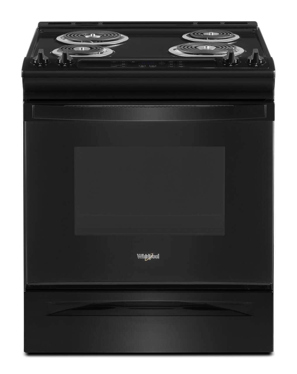 Whirlpool - 30 in. Wide 4 element 4.8 cu. ft. Electric Range - Black