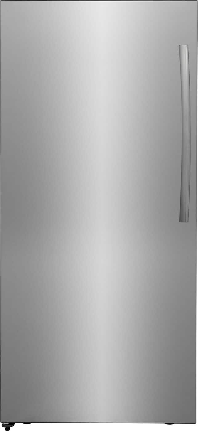 Frigidaire - 32 in. Wide 19 Cu. Ft. Single Door Freezer - Stainless Steel
