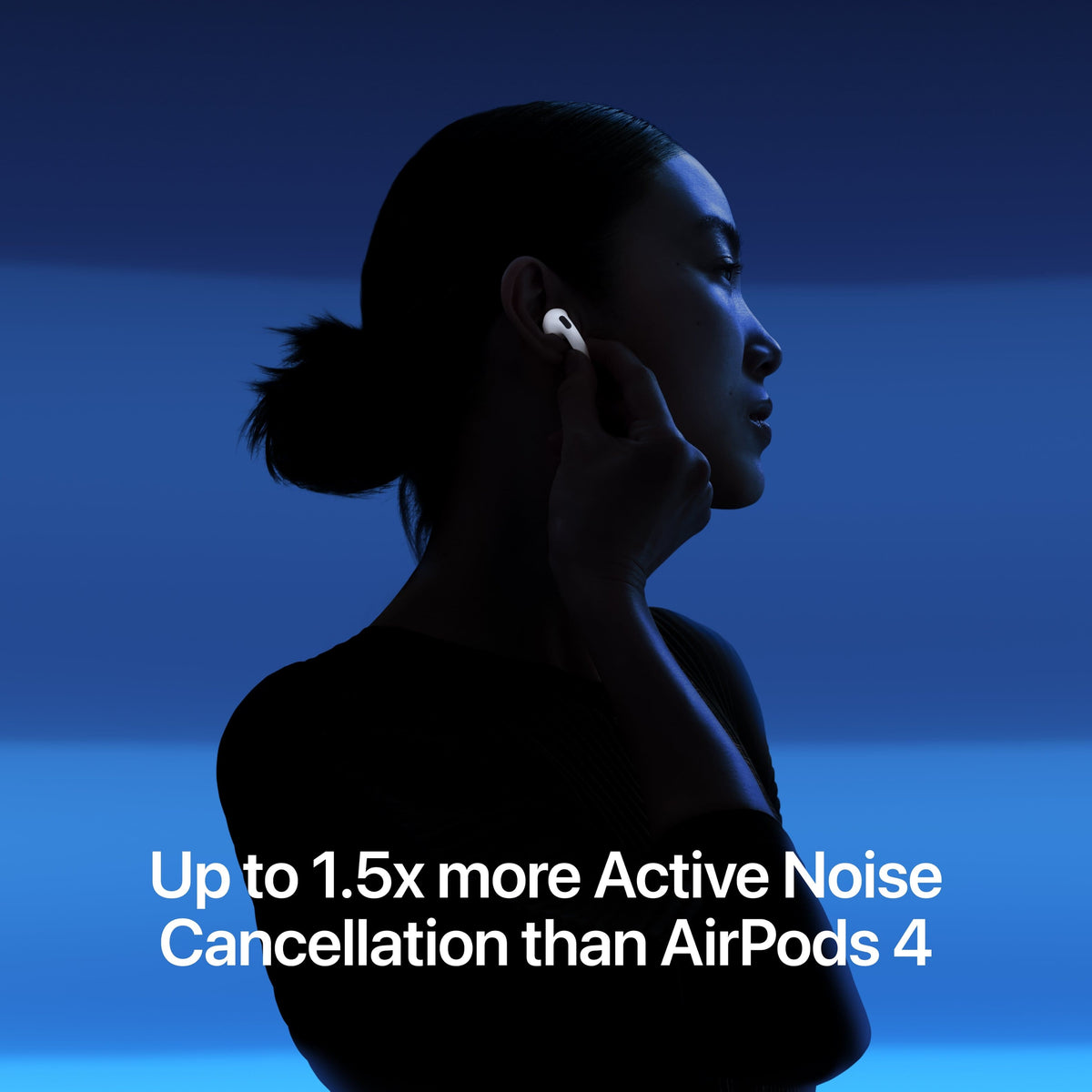 Apple - AirPods 5 True Wireless Active Noise Cancelling Earbuds with Wireless Charging Case - White
