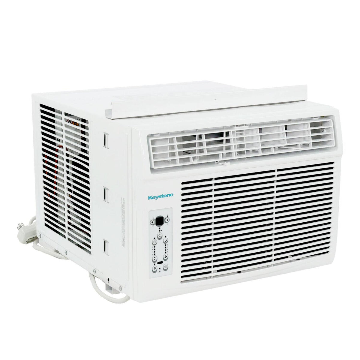 Keystone - 6,000 BTU 115V 250 Sq. Ft. Window Air Conditioner with Remote - White