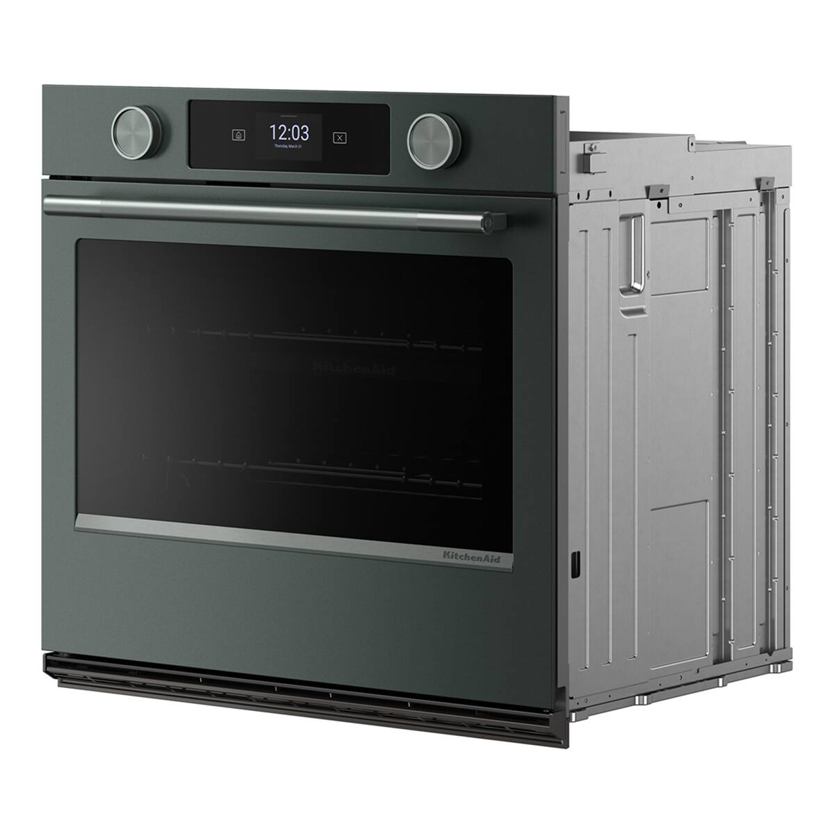 KitchenAid - 30" Smart Built-In Electric Single Wall Oven with Assisted Cooking Modes - Juniper