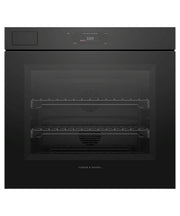 Fisher & Paykel - 30" 4.9 cu. Ft. Single Oven w/ Steam Assist, 6.8" Touchscreen, Self-Cleaning, Handleless - Minimal (Soft - Black