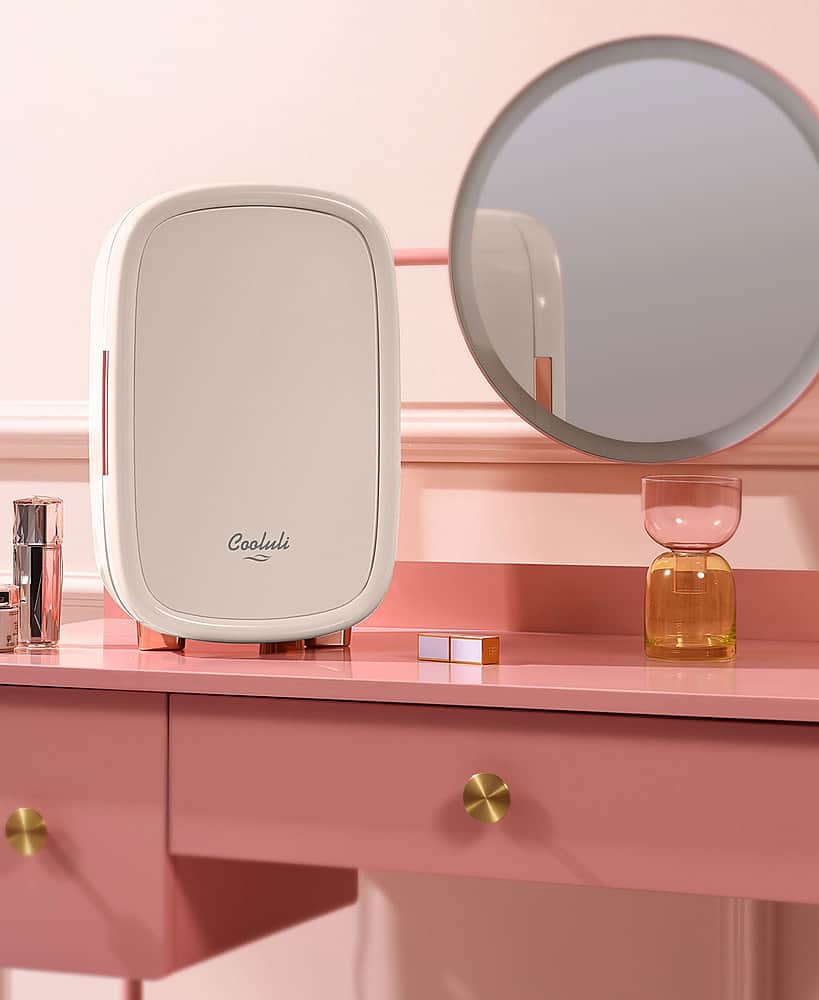 Cooluli - Beauty 12-liter Skincare Fridge - Pearl White