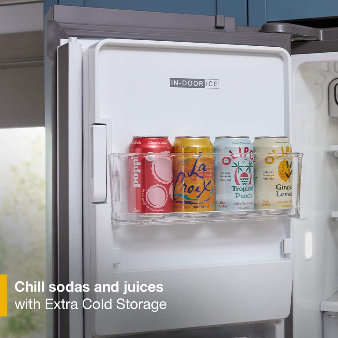Whirlpool - 36 in. Wide 23 cu. ft. French Door Refrigerator with Dual Ice Makers - Fingerprint-Resistant Stainless Finish