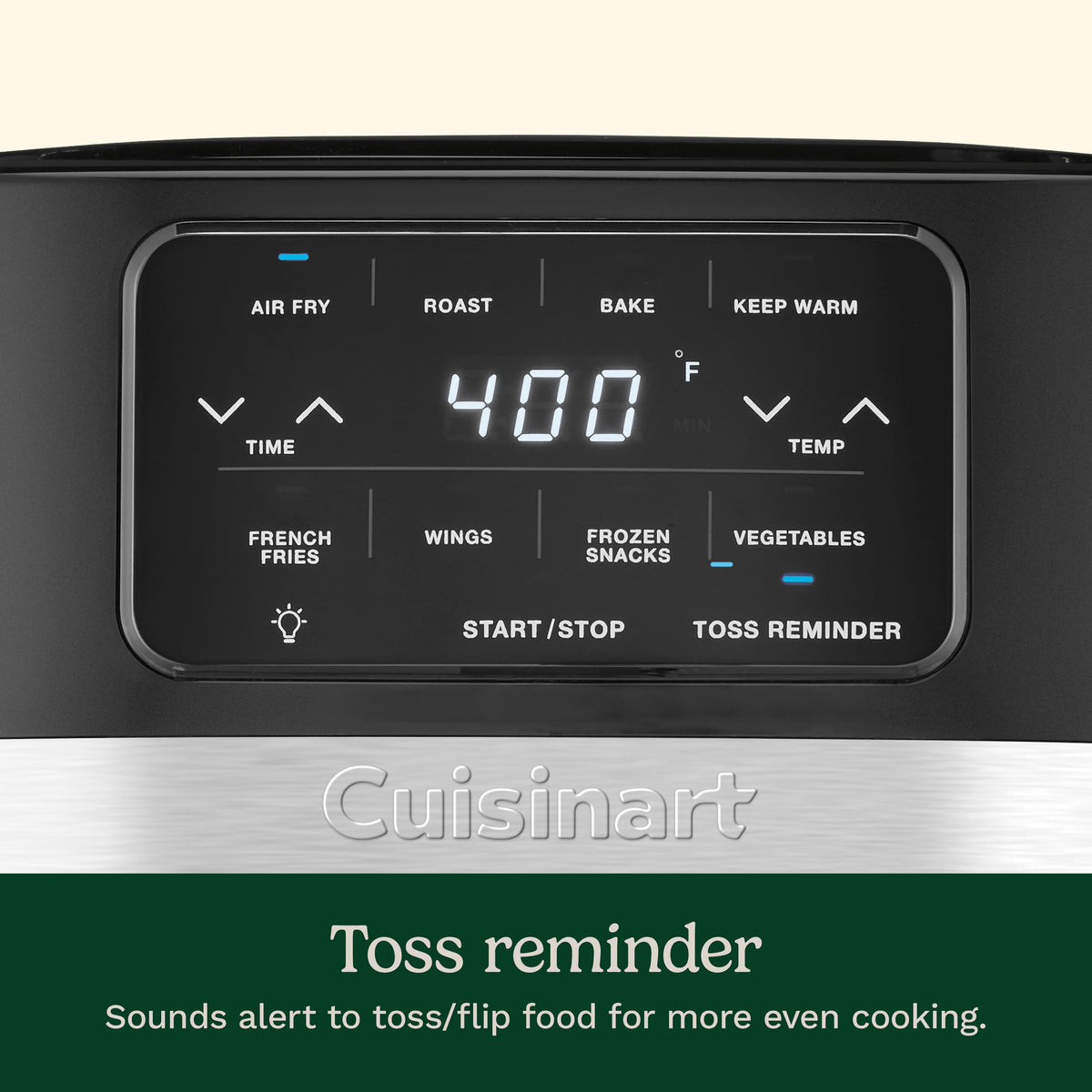 Cuisinart - 4.5 qt Basket Air Fryer - Black Stainless Steel