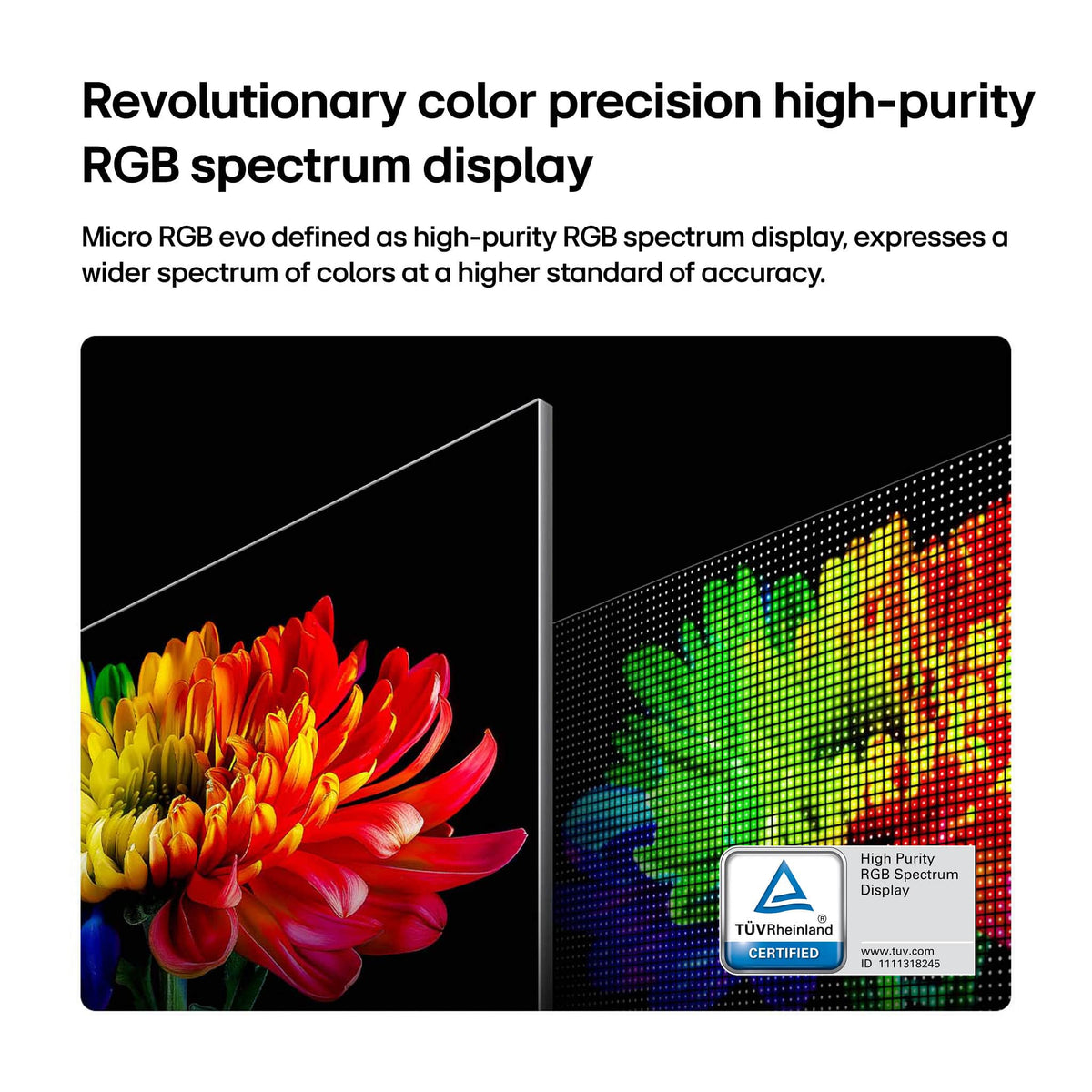 LG - 100" Class MRGB95 Micro RGB evo AI 4K Smart webOS TV with Triple 100% Color Coverage Certified (2026)