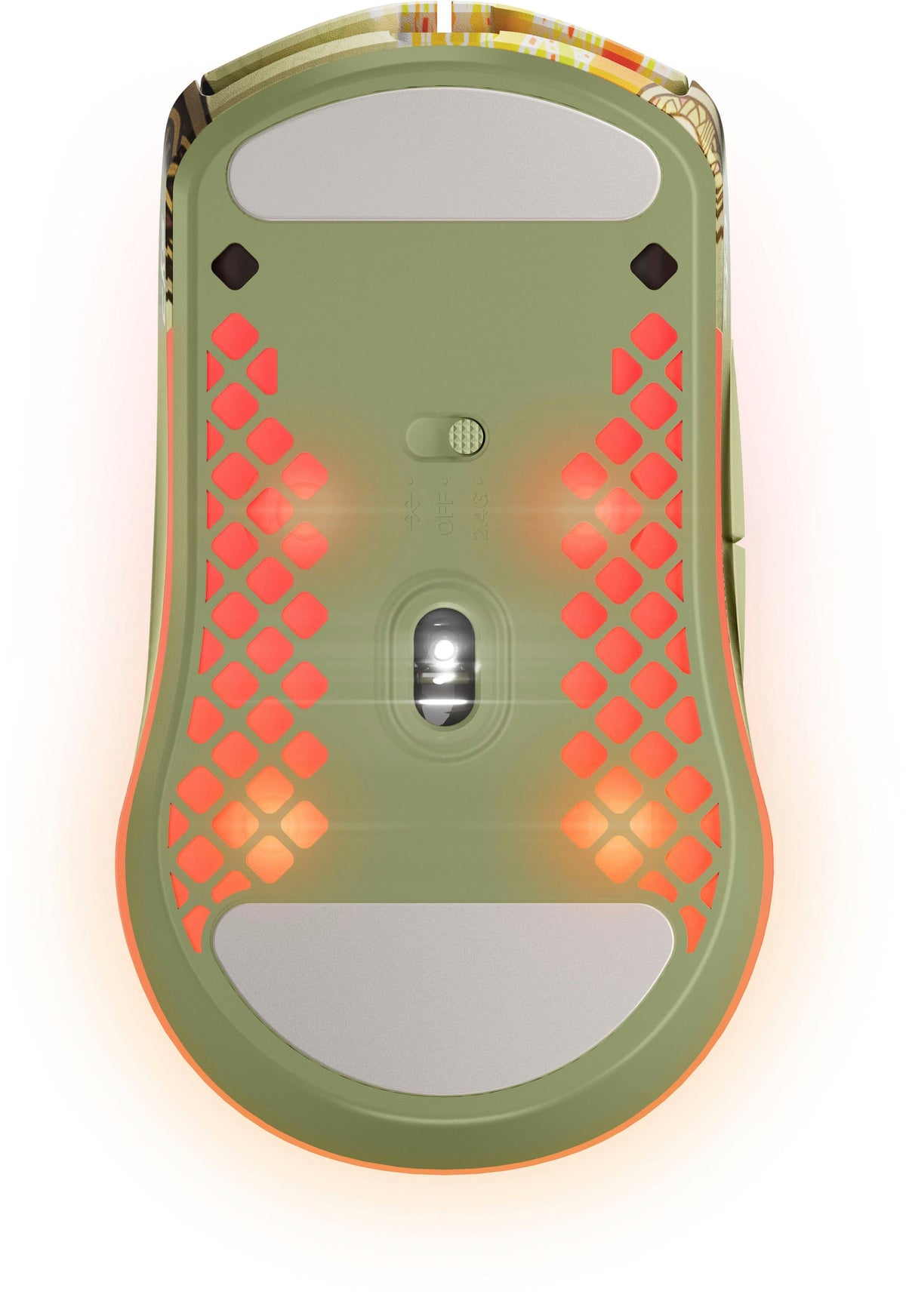 SteelSeries - Aerox 3 Wireless Optical Gaming Mouse with Super Mesh Detachable USB-C Connectivity - Wireless - CS2 Dragon Lore Edition