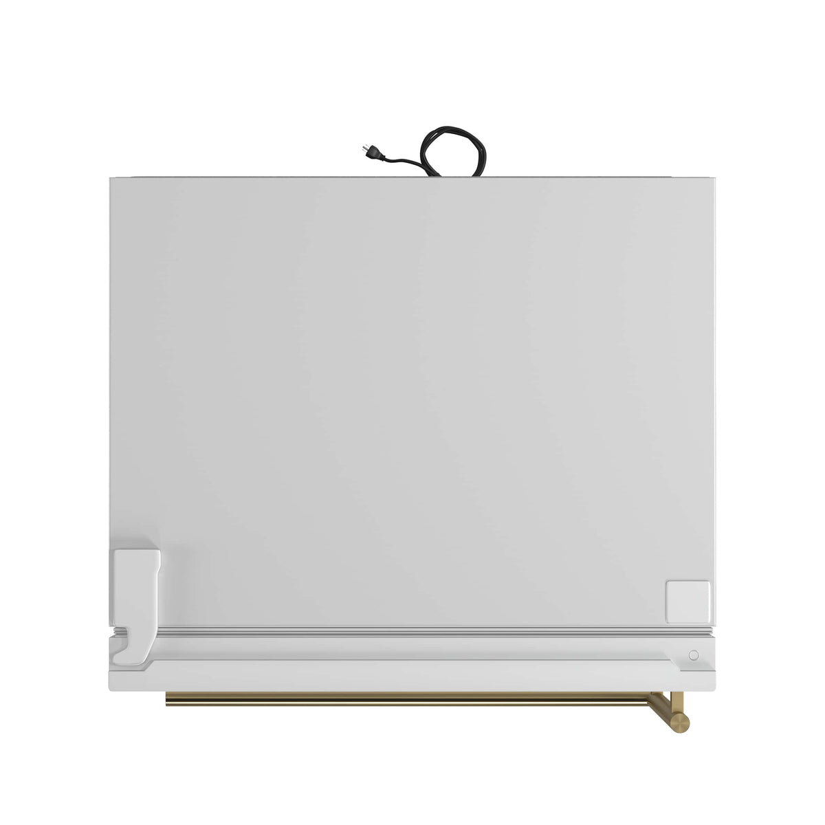 Forno Appliances - Milano Espresso 17.2 Cu. Ft. Bottom Freezer Refrigerator with Built-In Ice Maker - White