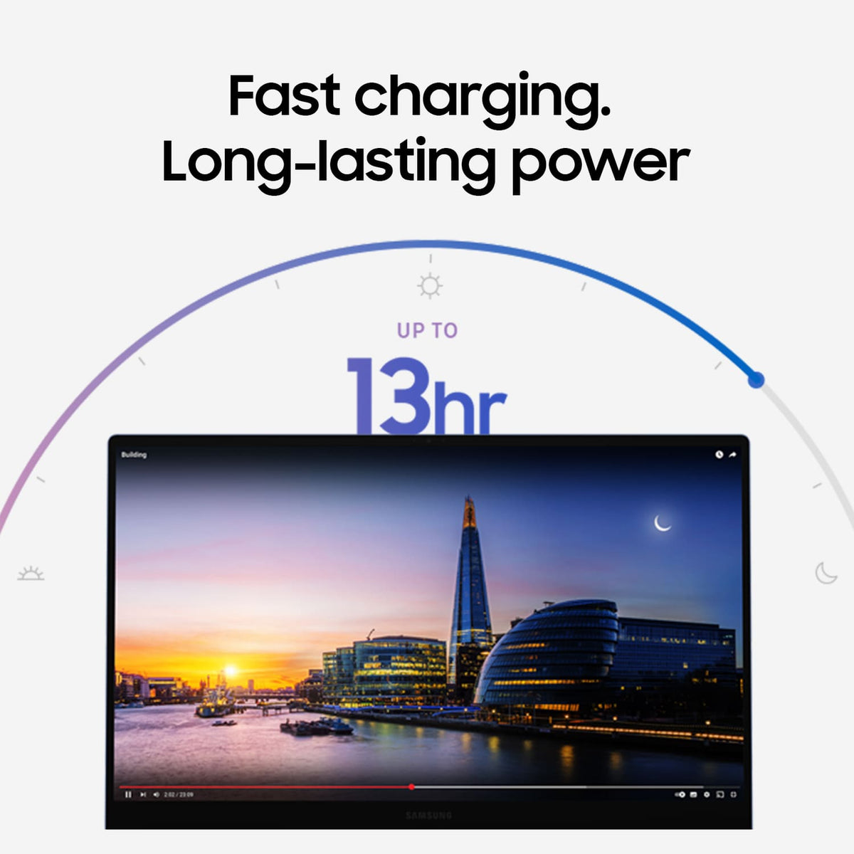Samsung - Galaxy Chromebook Plus 15.6” with Google AI - AMOLED display – Intel Core 3 – 8GB Memory – 256GB Storage - Neptune Blue