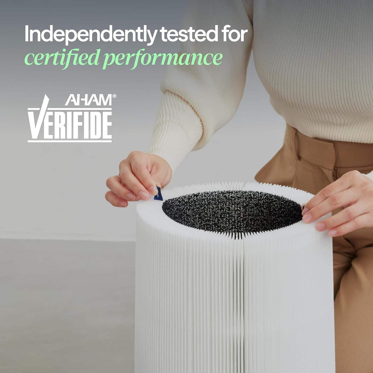 Blueair - Genuine Blue Pure F3MAX Filter for 311i Max Air Purifier, AHAM Certified, HEPASilent, 99.97% Particle Filter - White