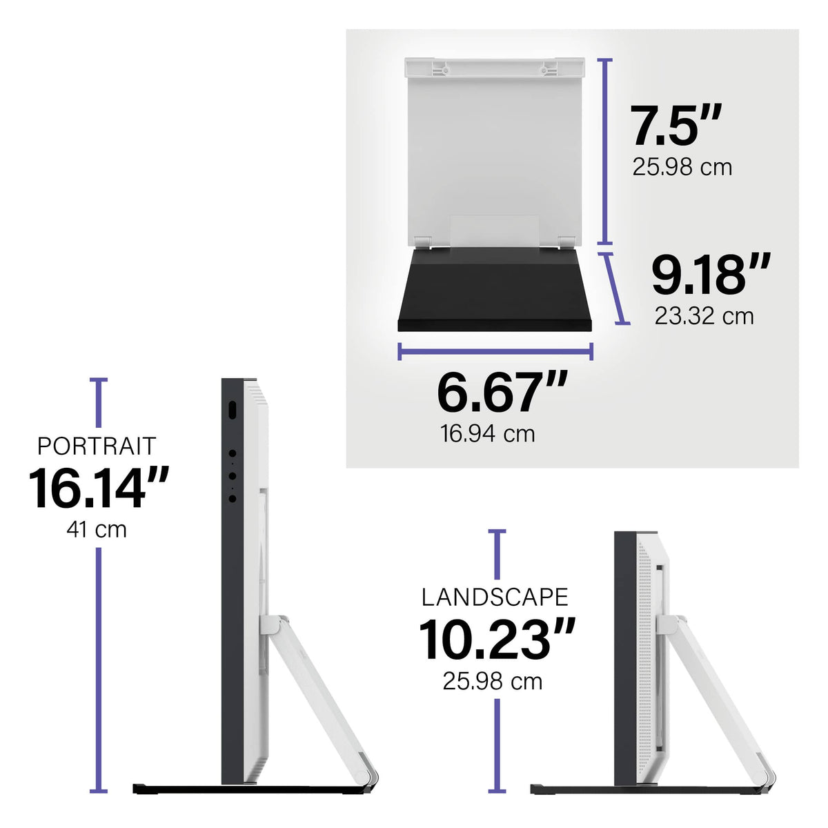 Sanus - Echo Show 15 Tilt Stand - White
