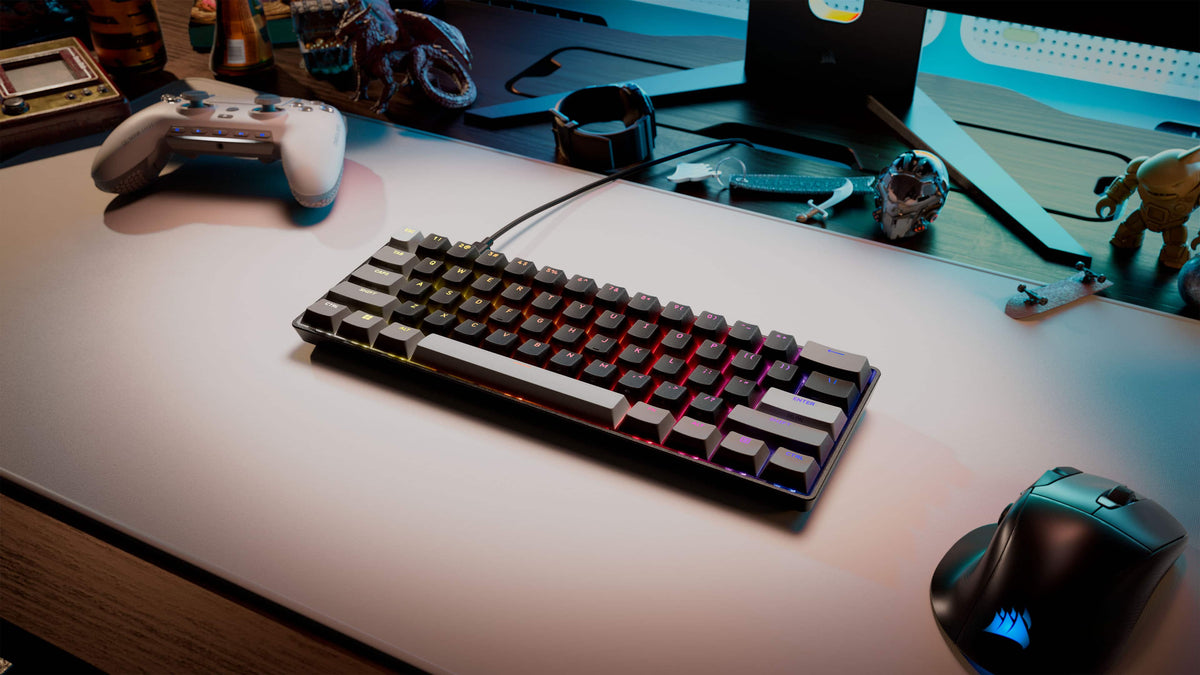 CORSAIR - CLIPPER PRO MINI 60 Hall Effect Gaming Keyboard - Black