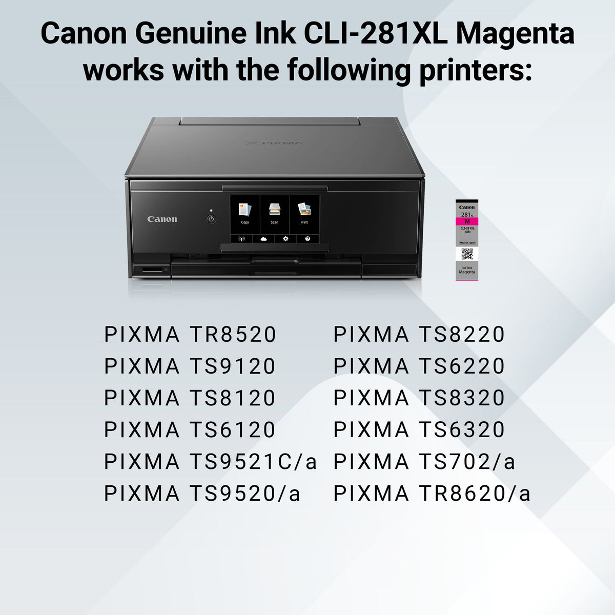 Canon - CLI-281 XL High-Yield Ink Cartridge - Magenta