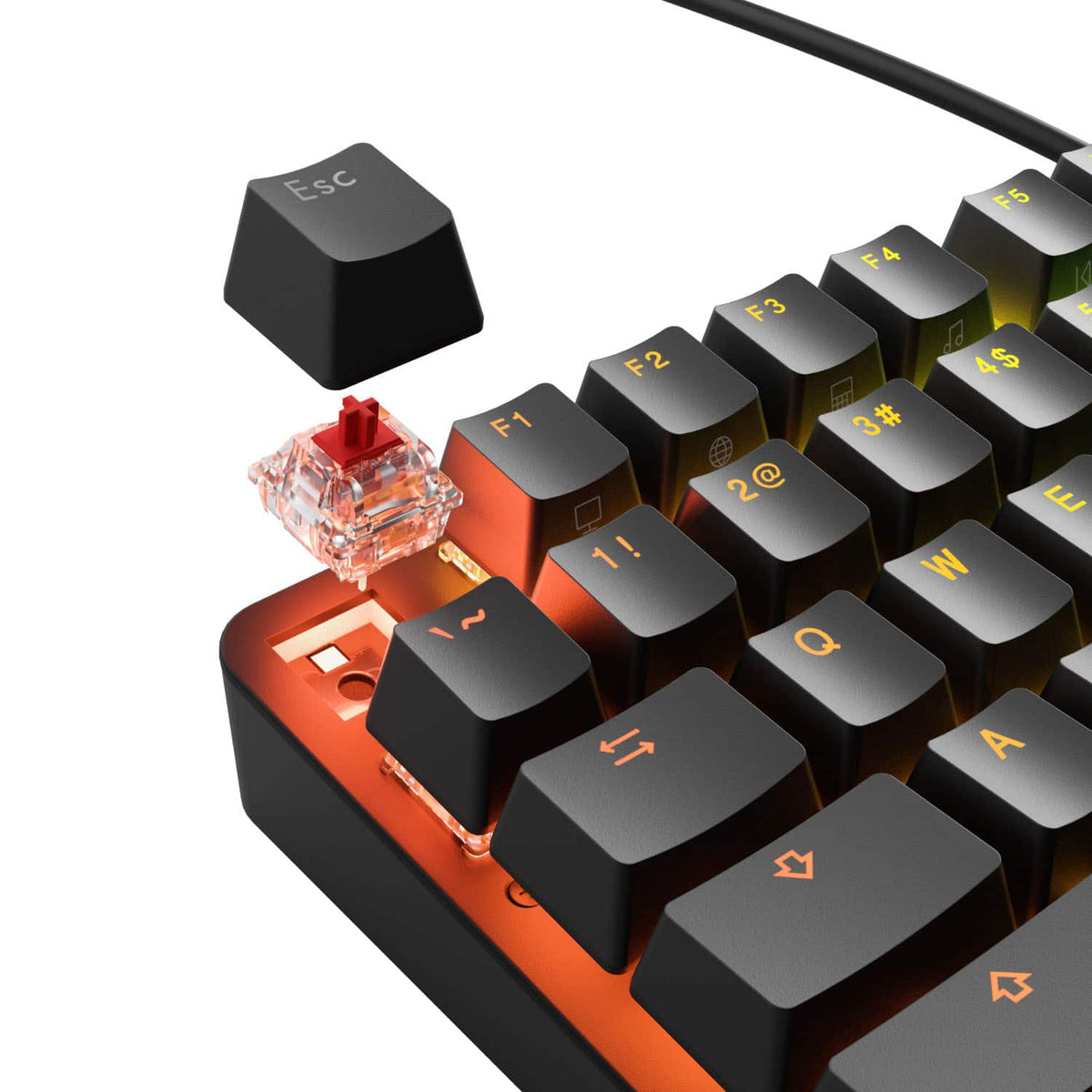 Glorious - GMMK Eternal 96% Wired Mechanical Keyboard - Black
