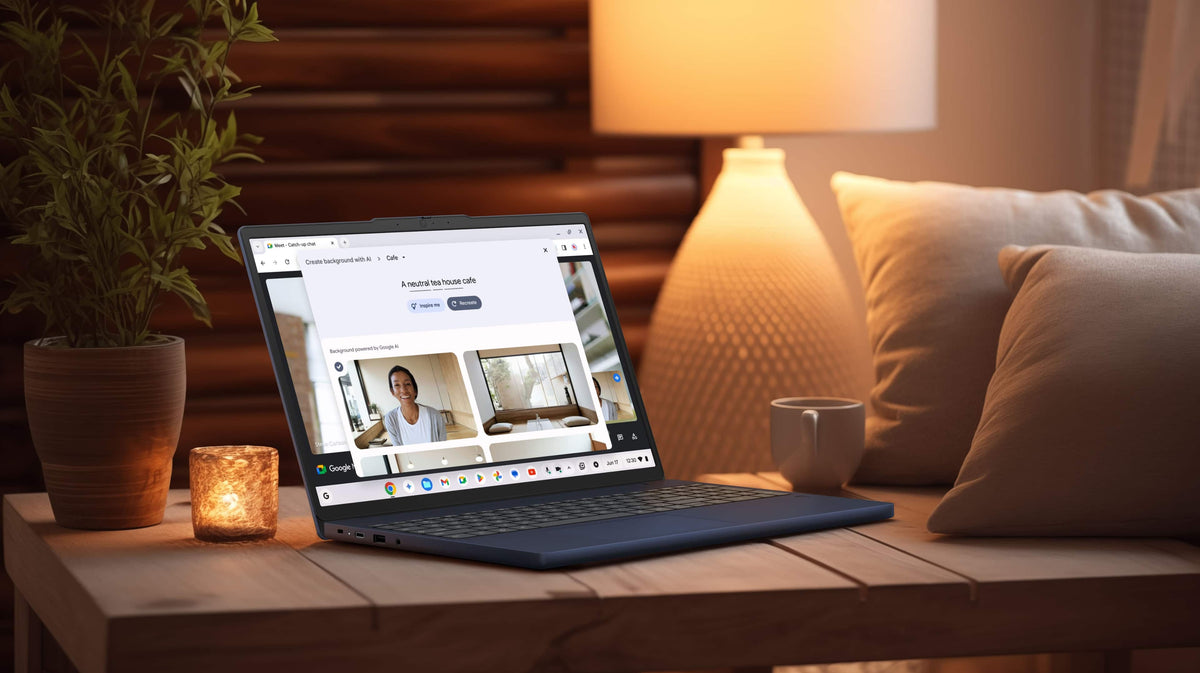 Lenovo - Chromebook Plus 15.3" 2K Touchscreen Laptop - Intel Core 3 Processor N355 2025 - 8GB Memory - 128GB UFS - Cosmic Blue