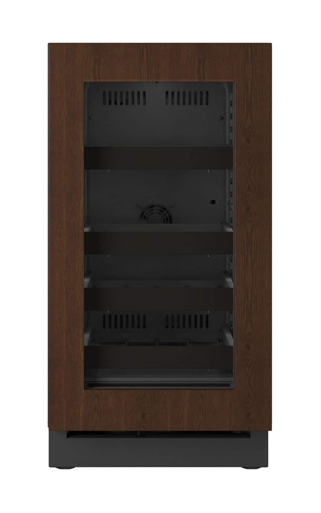 U-Line - 18"W. 3.5 Cu.Ft. Built-In Beverage Center - Panel Ready Frame/Glass - Integrated Frame