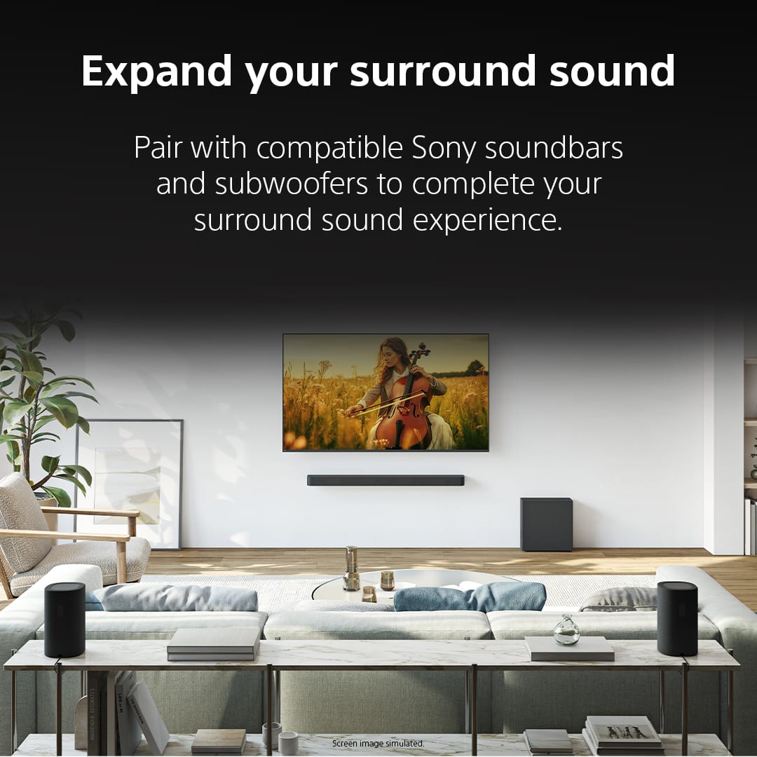 Sony - BRAVIA Theater Rear 8 wireless rear speakers 2025 - Black
