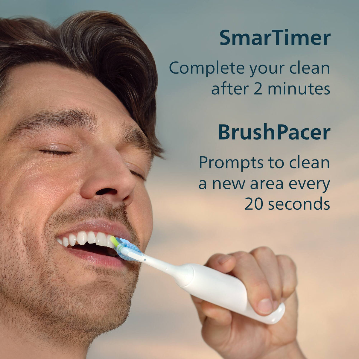 Philips Sonicare - 5700 Electric Toothbrush - Next-Generation Sonicare Technology, Pressure Sensor, 6 Brushing Settings - White