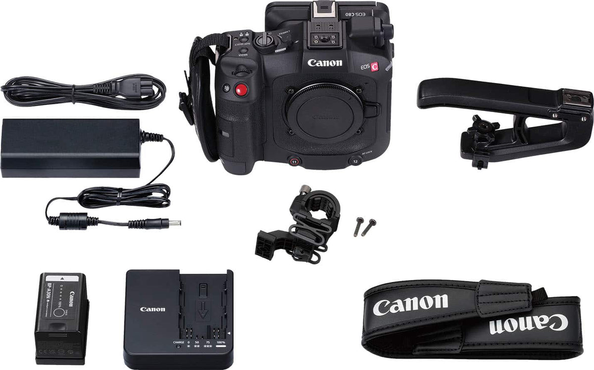 Canon - EOS C80 6K Video Mirrorless Cinema Camera (Body Only) - Black