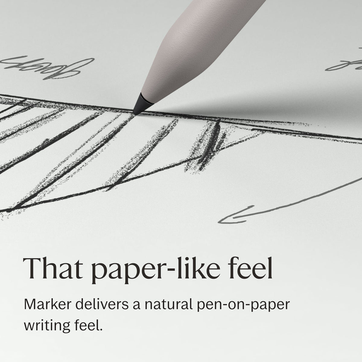 Marker for reMarkable Paper Pro, reMarkable Paper Pro Move, and reMarkable Paper Pure - Gray