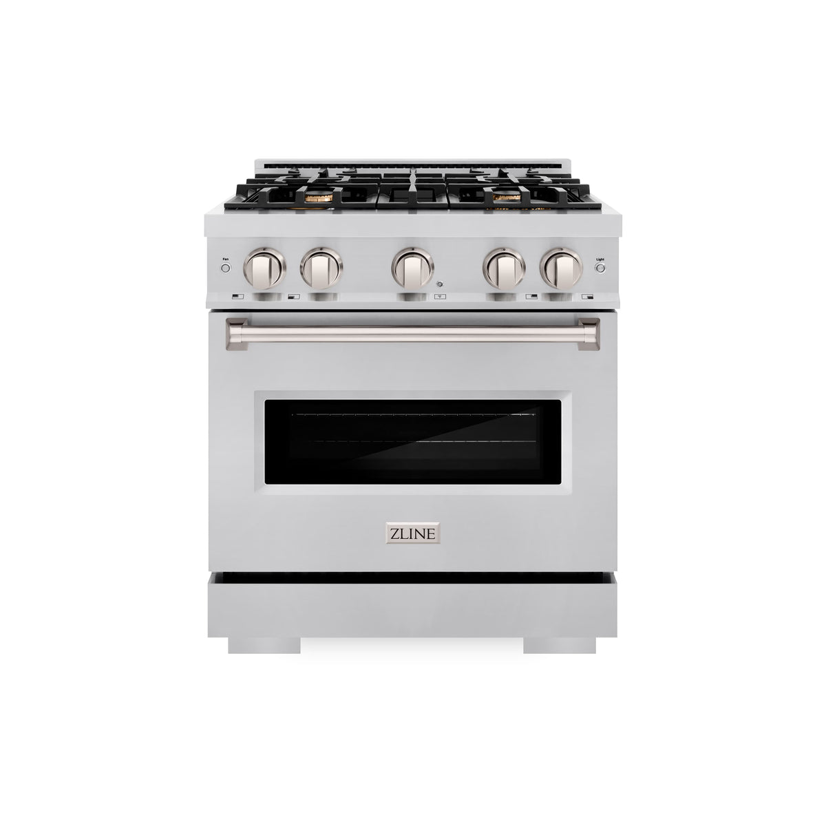 ZLINE - 30 in. Wide 4 Burner Classic Gas Range with Convection Oven (CGR-BR-30) - Stainless Steel