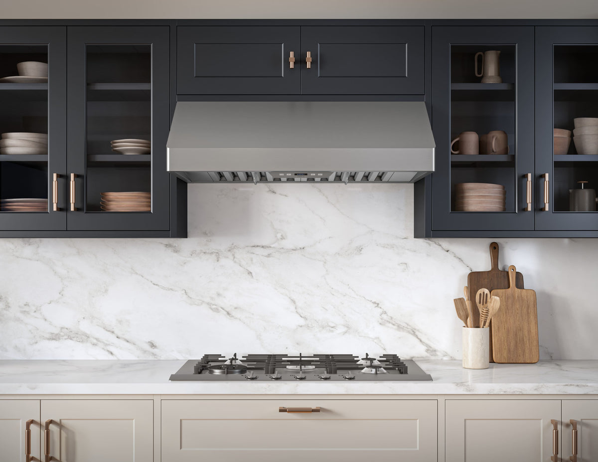 Zephyr - 30 inches - Convertible - Under cabinet Range Hood - Stainless Steel