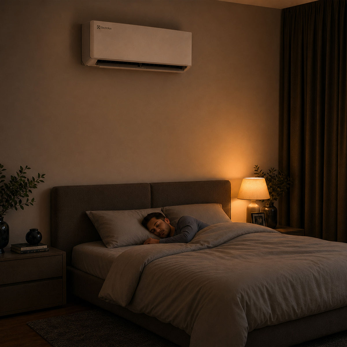 Electrolux - 24000 BTU Ductless Mini Split AC/Heat System, 1250 Sq Ft, 23 SEER2 Inverter, 230V, WiFi - White