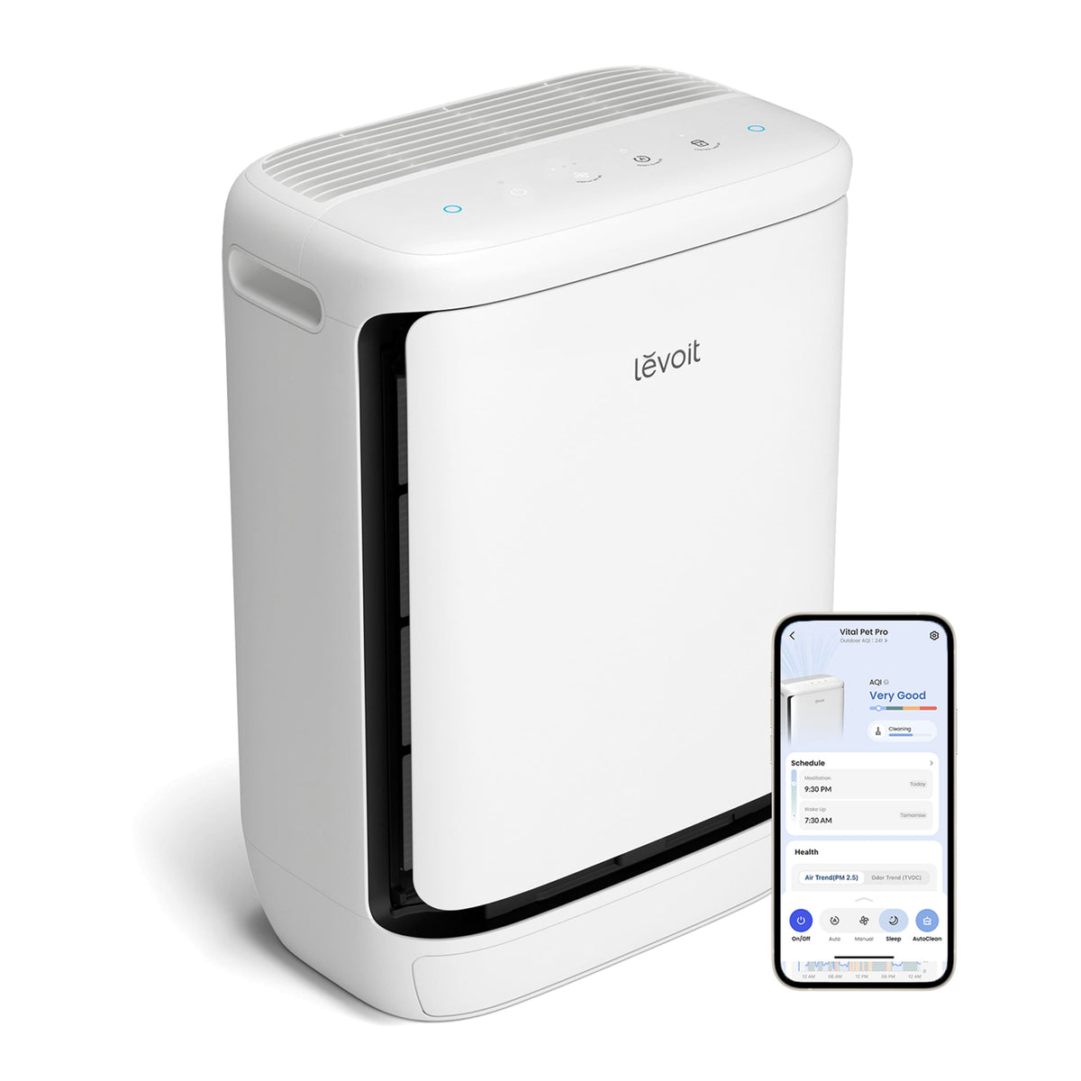 Levoit - Vital Pet Pro 229 Sq. Ft Smart Air Purifier - White