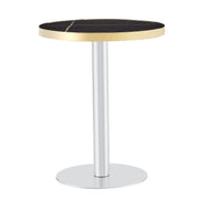 Mesa de bistró redonda moderna y elegante