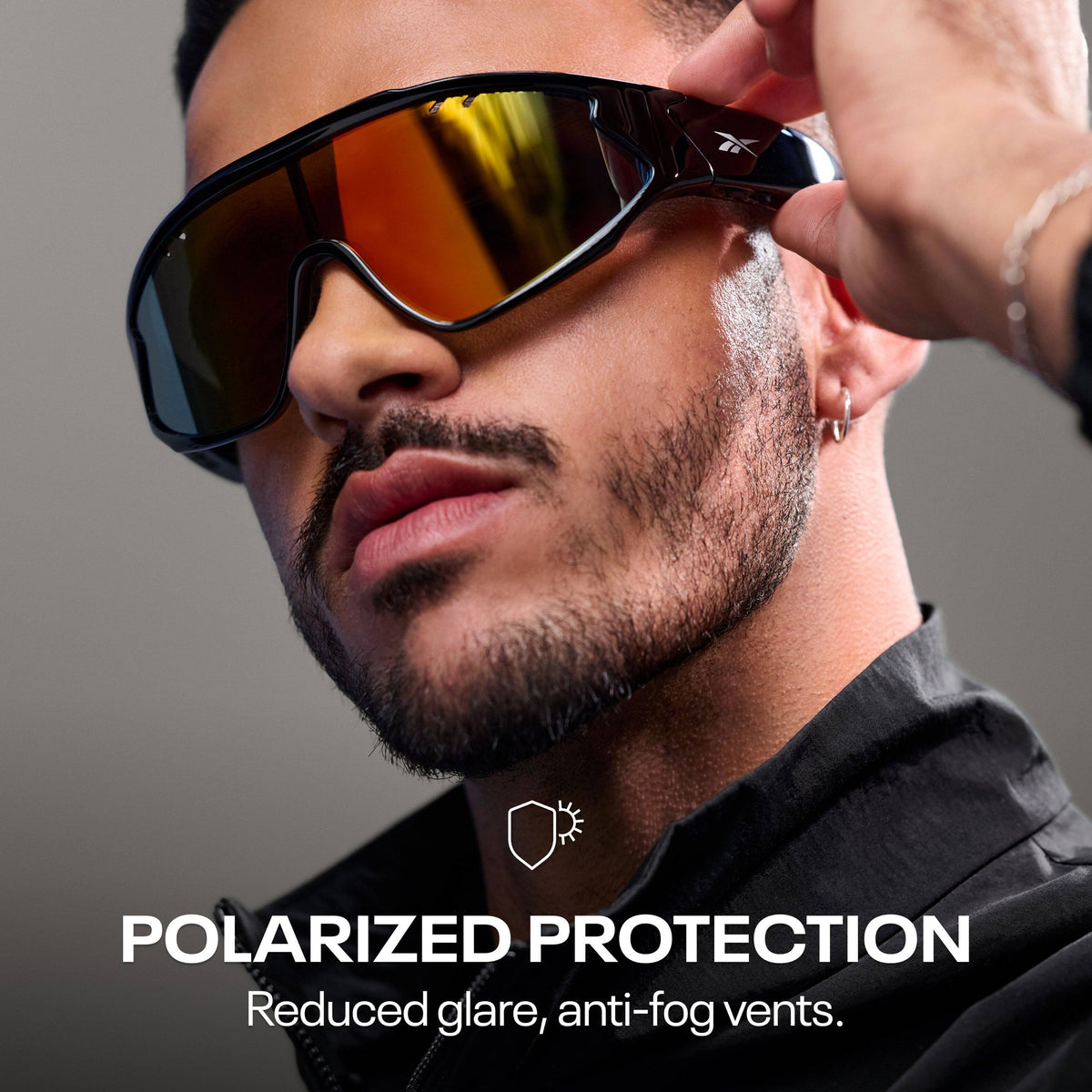 Reebok Voltage Smart Eyewear Powered by Lucyd - Black/Red