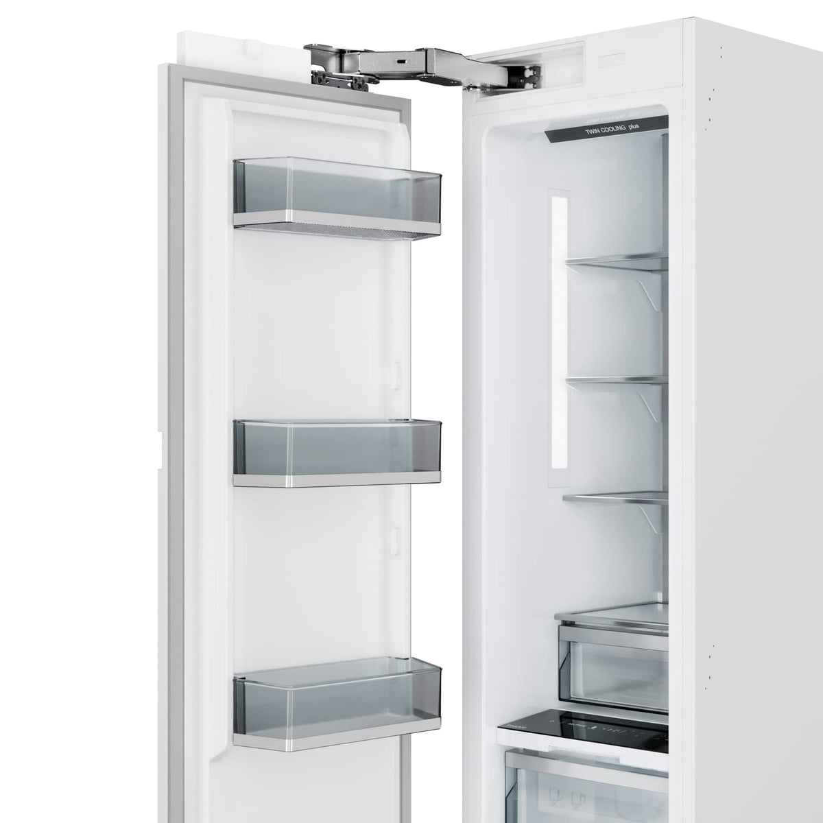 Thor Kitchen - 8.6-Cu. Ft. Upright Built In Column Freezer - Custom Panel Ready - White