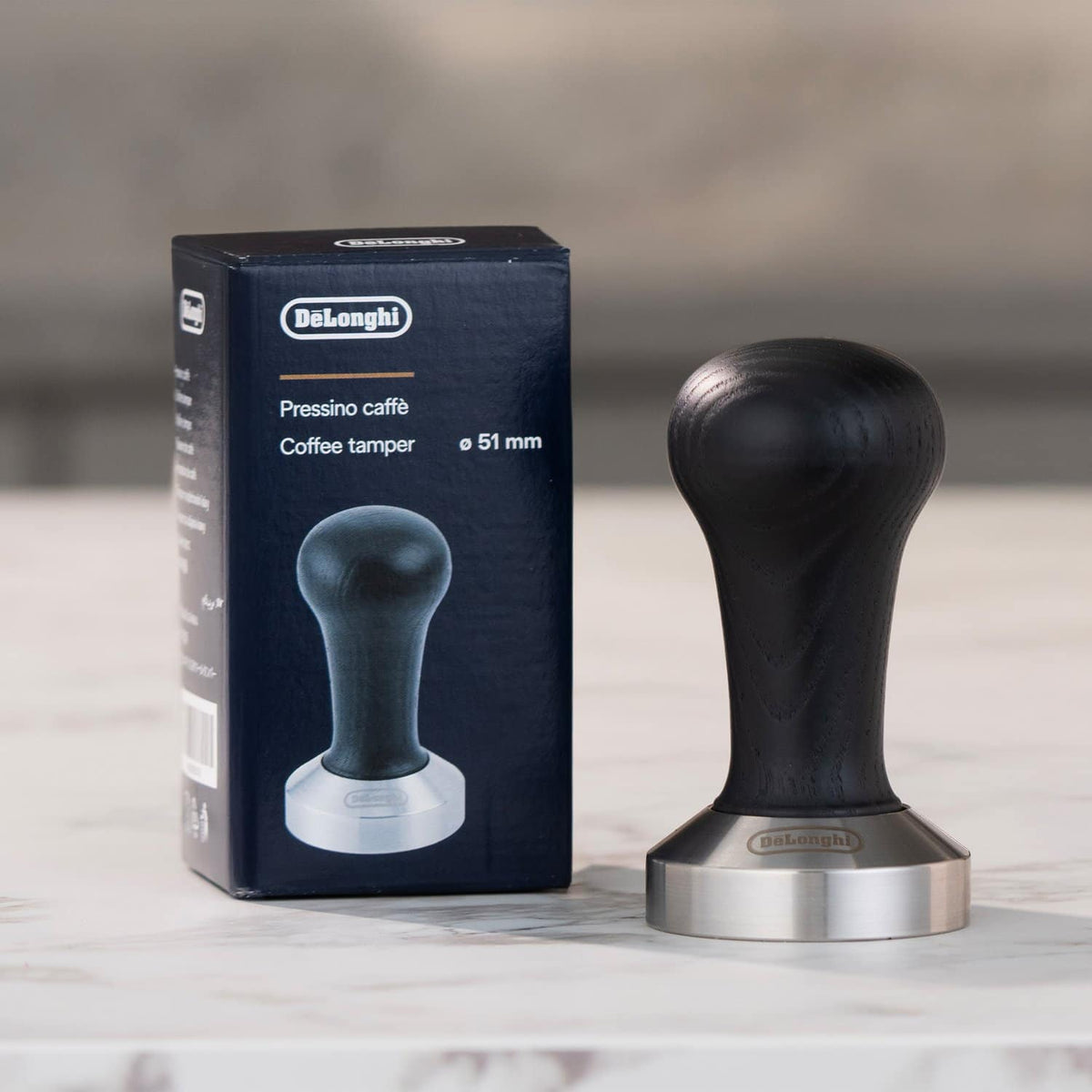 De'Longhi - 51mm Coffee Tamper - Black