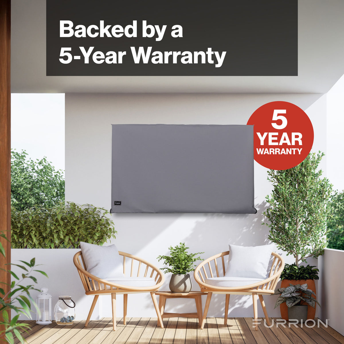Furrion - 43" Outdoor TV cover - Gray