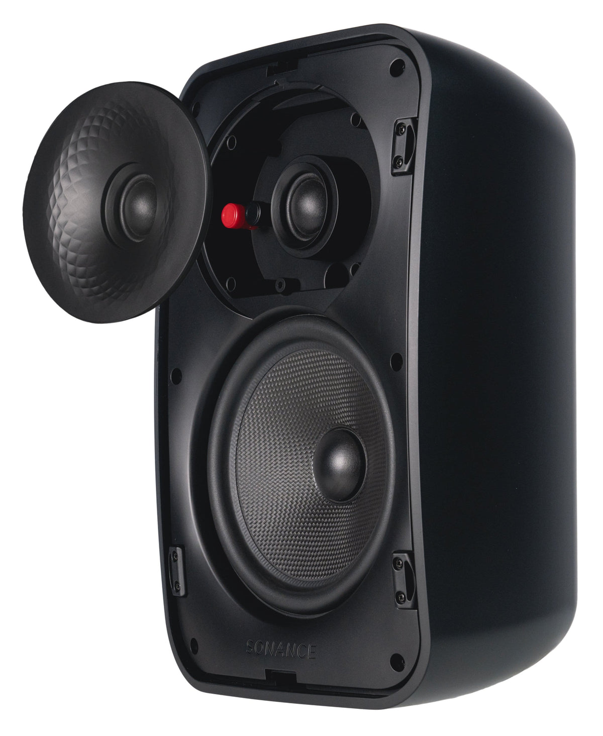 Sonance - MX62 SST SINGLE SPEAKER - Mariner MX Series 6-1/2" 2-Way Outdoor Surface Mount Single Stereo Speaker (Each) - Black