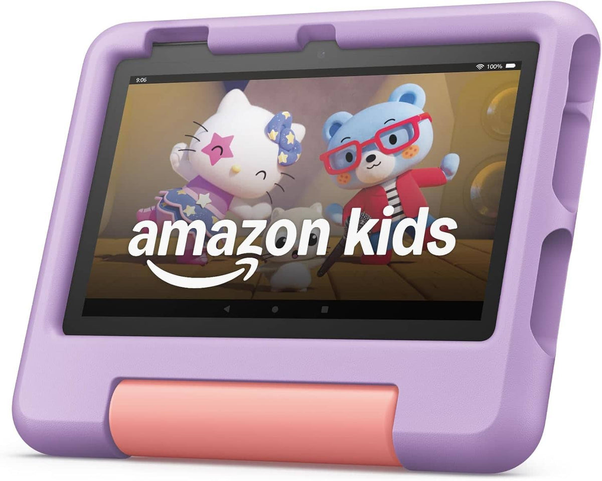 Fire 7 Kids - 7" Tablet (2023) 32GB with Amazon Kids+ (1 Year Subscription) - Purple