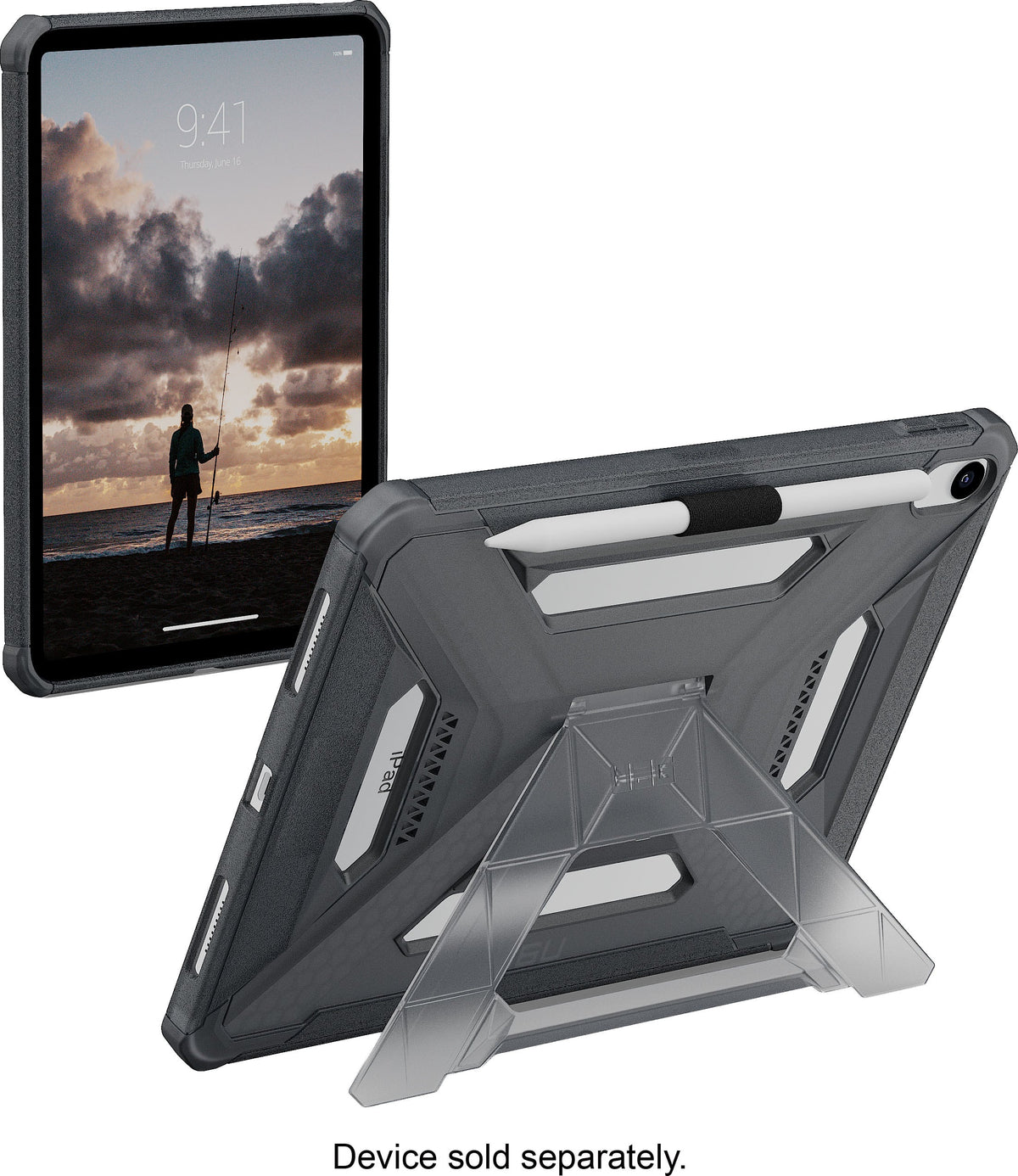 UAG - Scout + Case for Apple iPad 11” (A16) 2025, 10.9” (10th Gen) 2022 - Ash