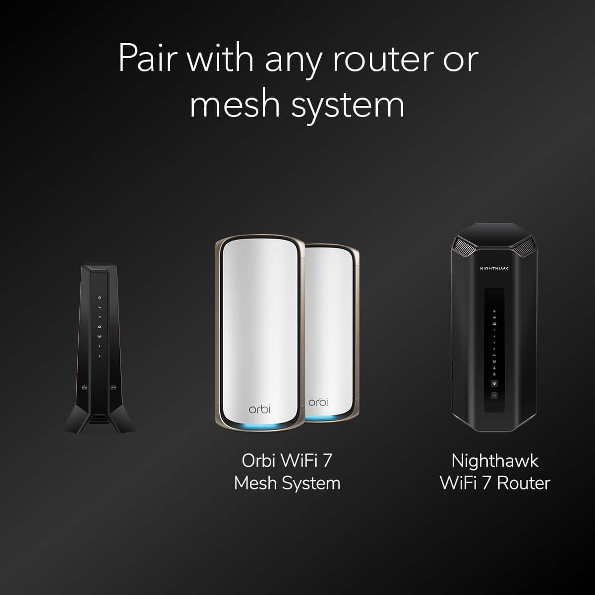 NETGEAR - Nighthawk Mid/High-Split DOCSIS 3.1 Cable Modem - Black