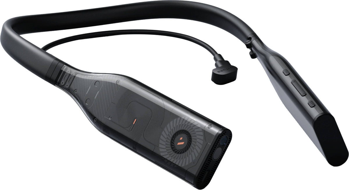 VITURE - Pro Neckband - Multi-screen/3DoF/Smooth Follow/Ambient Mode, 3D Player, AI Assistant - 12GB+256GB - Black